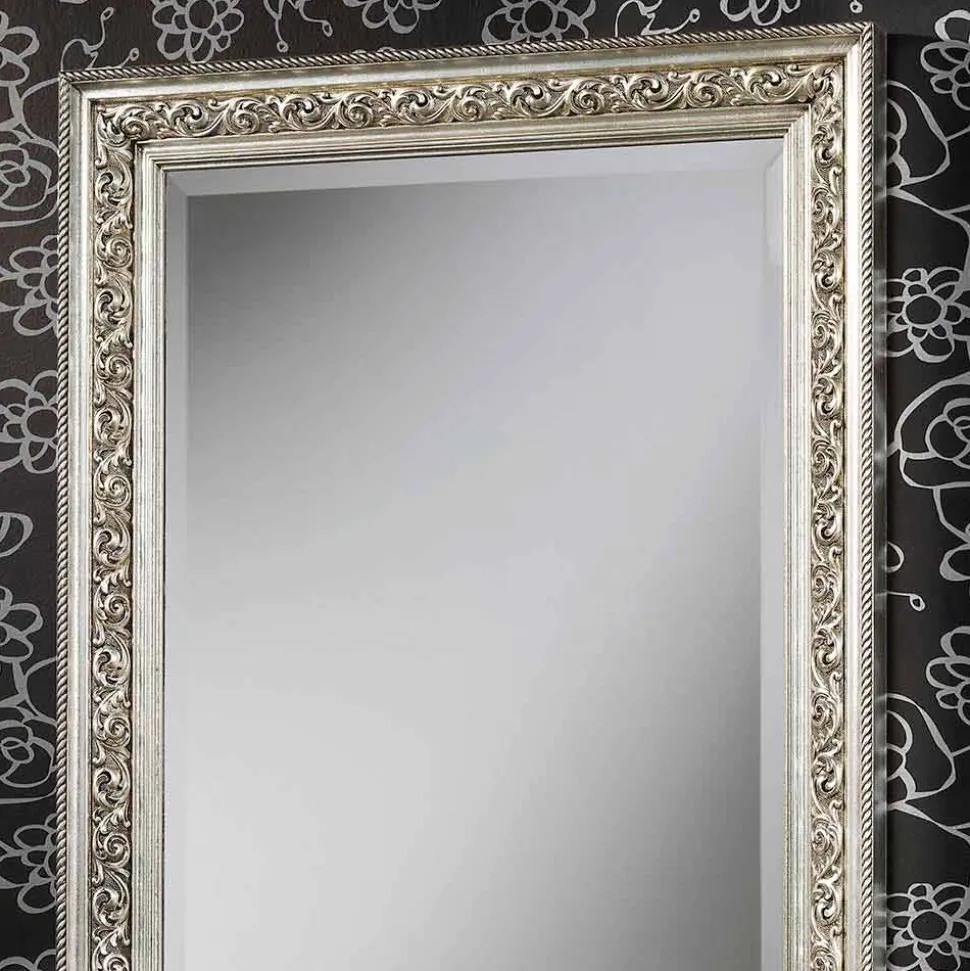 Specchiera da parete moderna in legno fatta a mano in Italia Piero