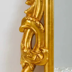 Specchiera da terra / muro design classico, finitura foglia oro Guerin