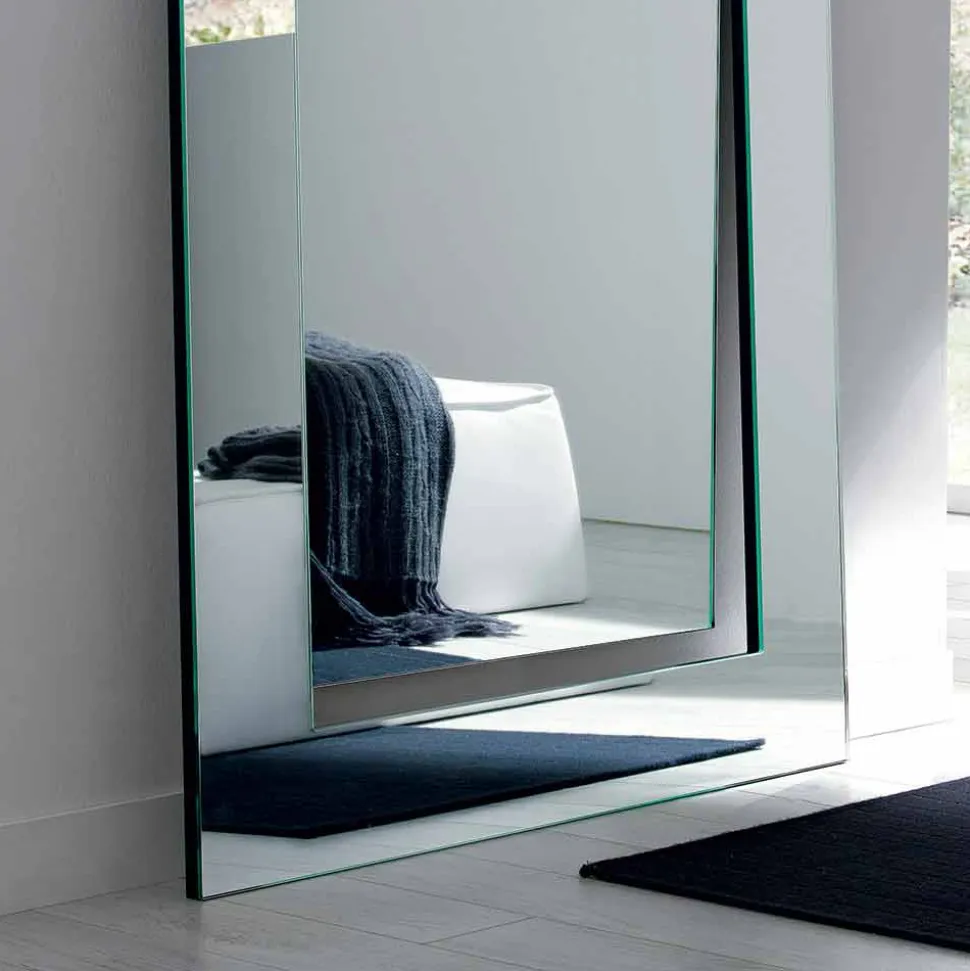 Specchiera da Terra Rettangolare di Design Moderno Made in Italy - Salamina
