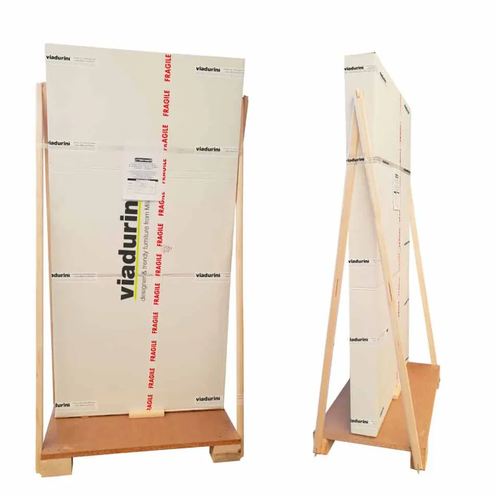 Specchiera di design da parete fatta a mano in Italia Teo