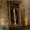 Specchiera Intagliata Realizzata in Legno Teak Massello - Auguste