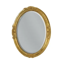Specchiera Ovale con Specchio Molato Made in Italy - Avus