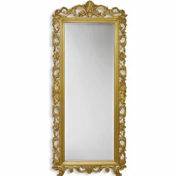 Specchiera parete legno ayous a mano oro,argento in Italia Francesco