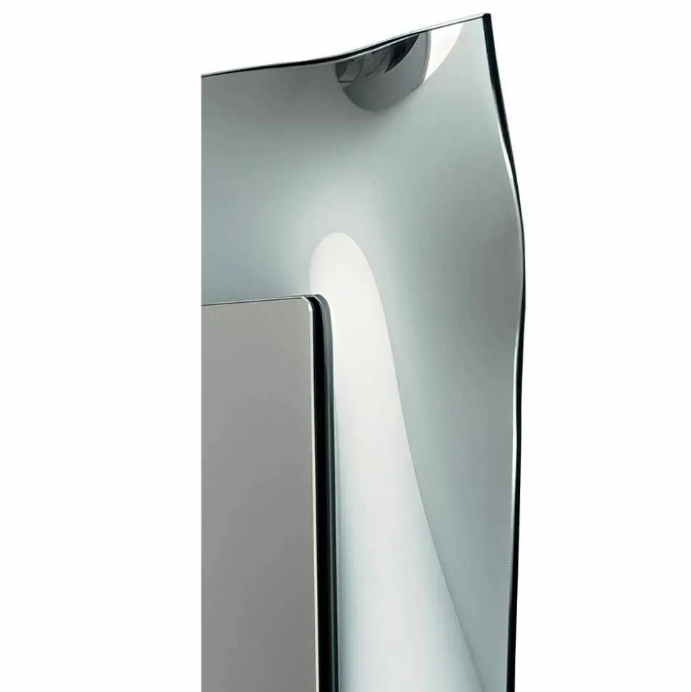 Specchiera Rettangolare di Design con Cornice in Vetro Made in Italy - Eclisse