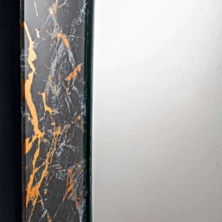 Specchiera Rettangolare di Design con Cornice in Vetro Made in Italy - Eclisse