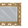 Specchiera Rettangolare in Foglia Oro e Specchio Molato Made in Italy - Rangi