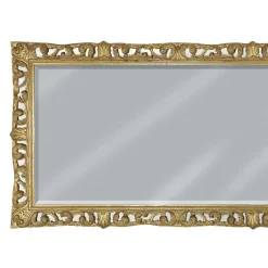 Specchiera Rettangolare in Foglia Oro e Specchio Molato Made in Italy - Rangi