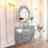 Specchiera Rotonda con Motivo Traforato Made in Italy - Ferona