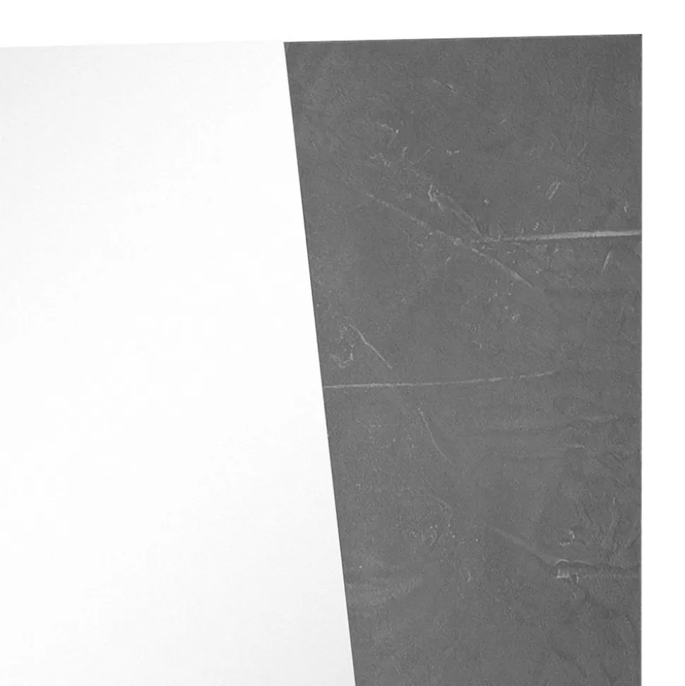 Specchio a Muro con Legno Bianco Lucido o Ardesia Design Italiano - Joris