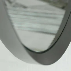 Specchio a Muro Rotondo con Cornice Laccata di Design Moderno Elegante - Odosso