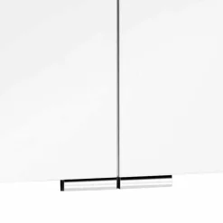 Specchio Bagno con Contenitore da Parete a 3 Ante con Ripiani Interni - Bramo