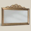 Specchio Classico in Legno Foglia Oro Rettangolare Made in Italy - Ibiscos