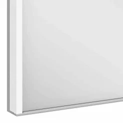 Specchio Contenitore da Incasso in Alluminio Verniciato Argento, Moderno- Demon