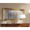 Specchio Cornice Foglia Oro Rettangolare Classico Made in Italy - Milli