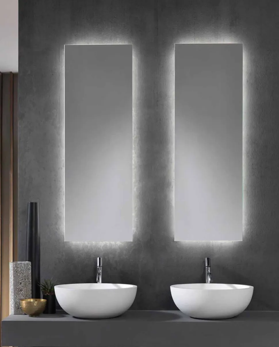 Specchio da Muro con Retroilluminazione LED sui 4 Lati Made in Italy - Romio