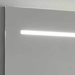 Specchio da Muro Moderno con Luce LED e Telaio in Acciaio Made in Italy - Yutta