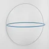Specchio da Parete con Appendiabiti in Acciaio Moderno Made in Italy - Chioccia