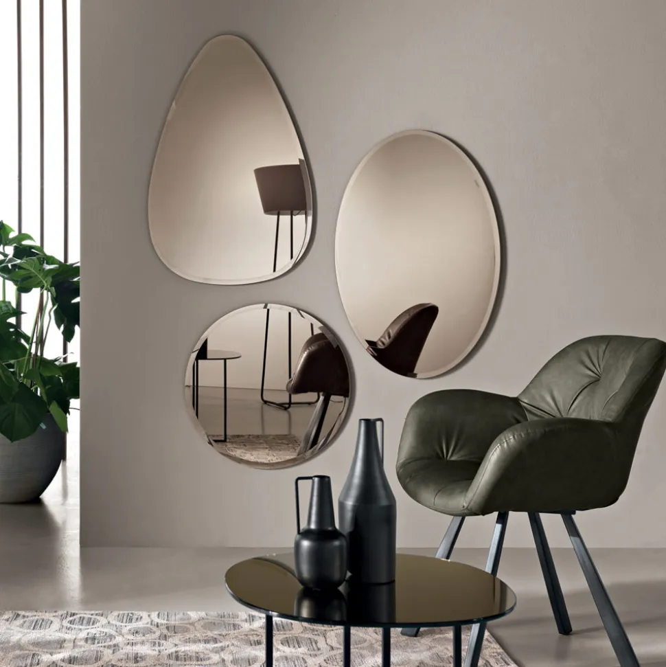 Specchio da Parete con Molatura Perimetrale Made in Italy - Beata
