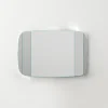 Specchio da Parete con Struttura in Legno Verniciato Nero Made in Italy - Arya