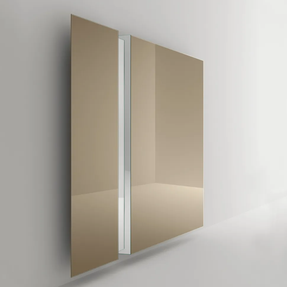 Specchio da Parete con Taglio Laterale a V Made in Italy - Spirit