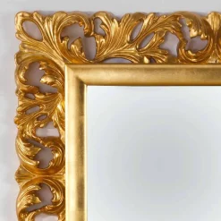 Specchio da parete di design finitura foglia oro Gudin, 108x87 cm