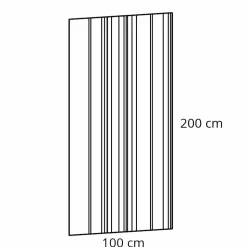 Specchio da Parete Rettangolare di Design Moderno Made in Italy – Coriandolo