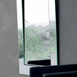 Specchio da Parete Rettangolare con Cornice Inclinata Made in Italy – Salamina