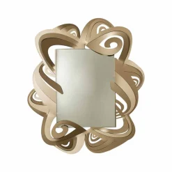 Specchio da Parete Rettangolare Moderno in Ferro Made in Italy – Penny