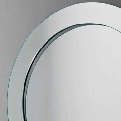 Specchio da Parete Rotondo con Cornice Inclinata Made in Italy – Salamina