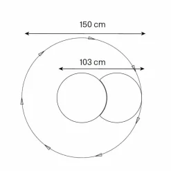Specchio da Parete Rotondo con Satellite che Ruota a 360° Made in Italy – Shaki