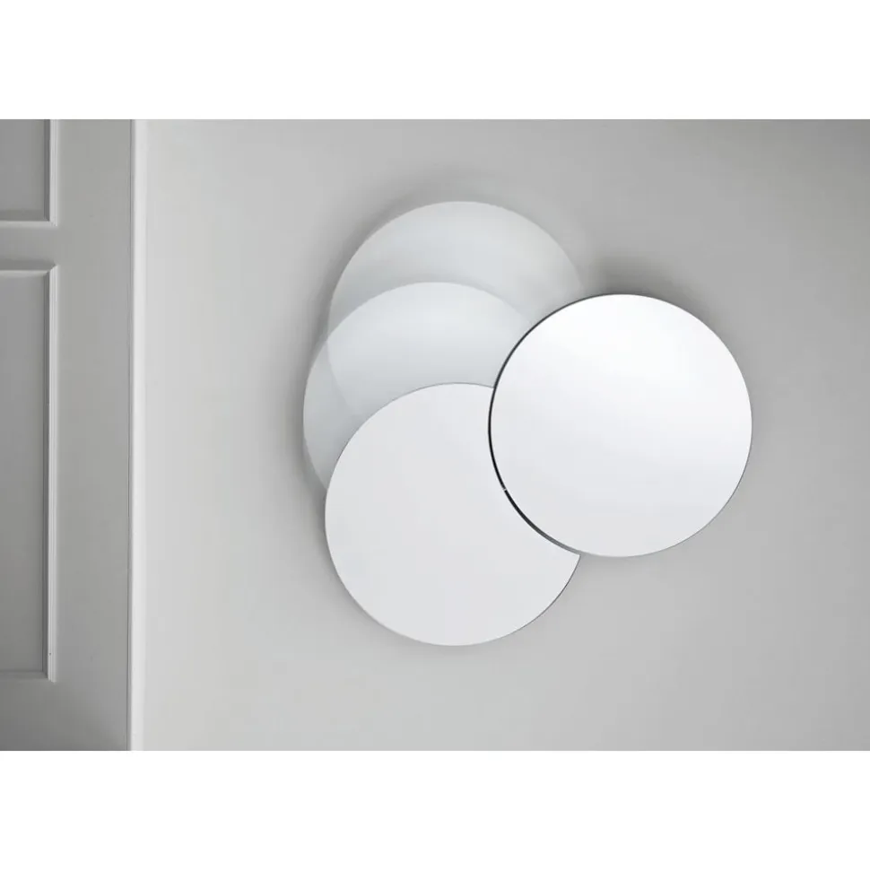 Specchio da Parete Rotondo con Satellite che Ruota a 360° Made in Italy – Shaki