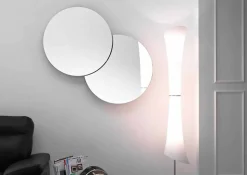 Specchio da Parete Rotondo con Satellite che Ruota a 360° Made in Italy – Shaki