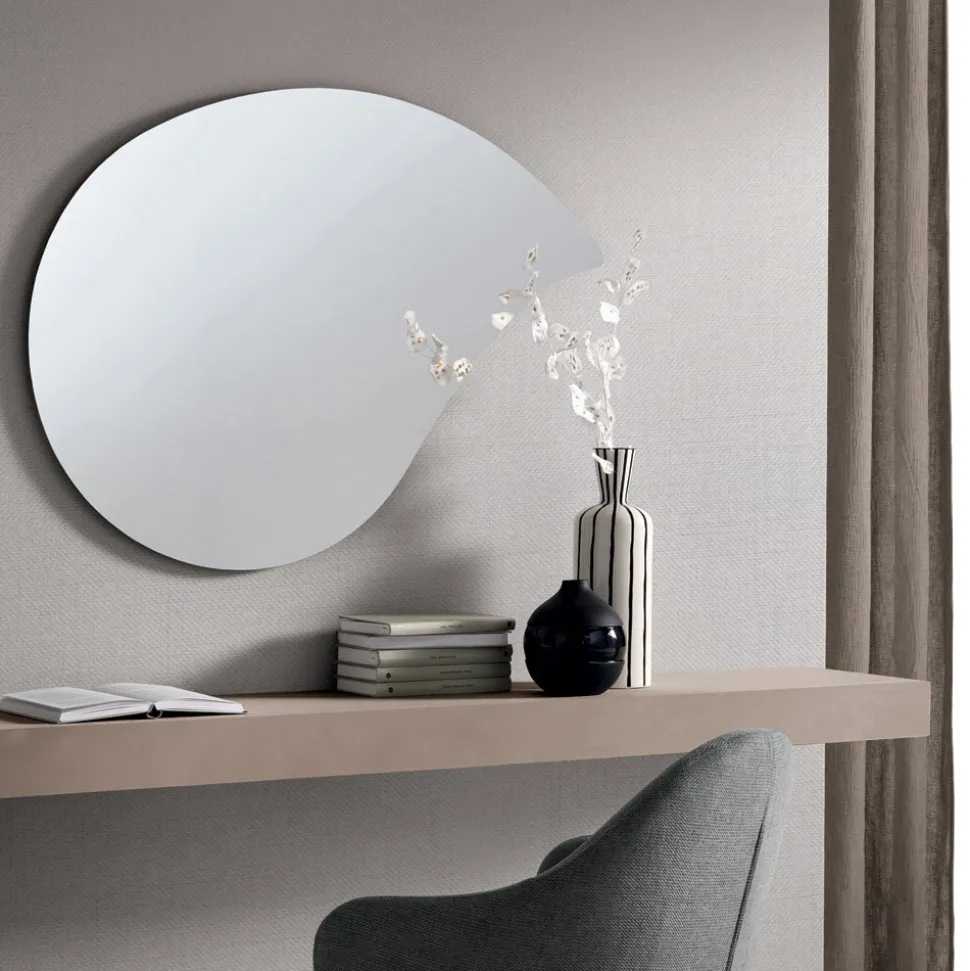 Specchio da Parete Sagomato a Forma di Goccia Made in Italy - Aurelia