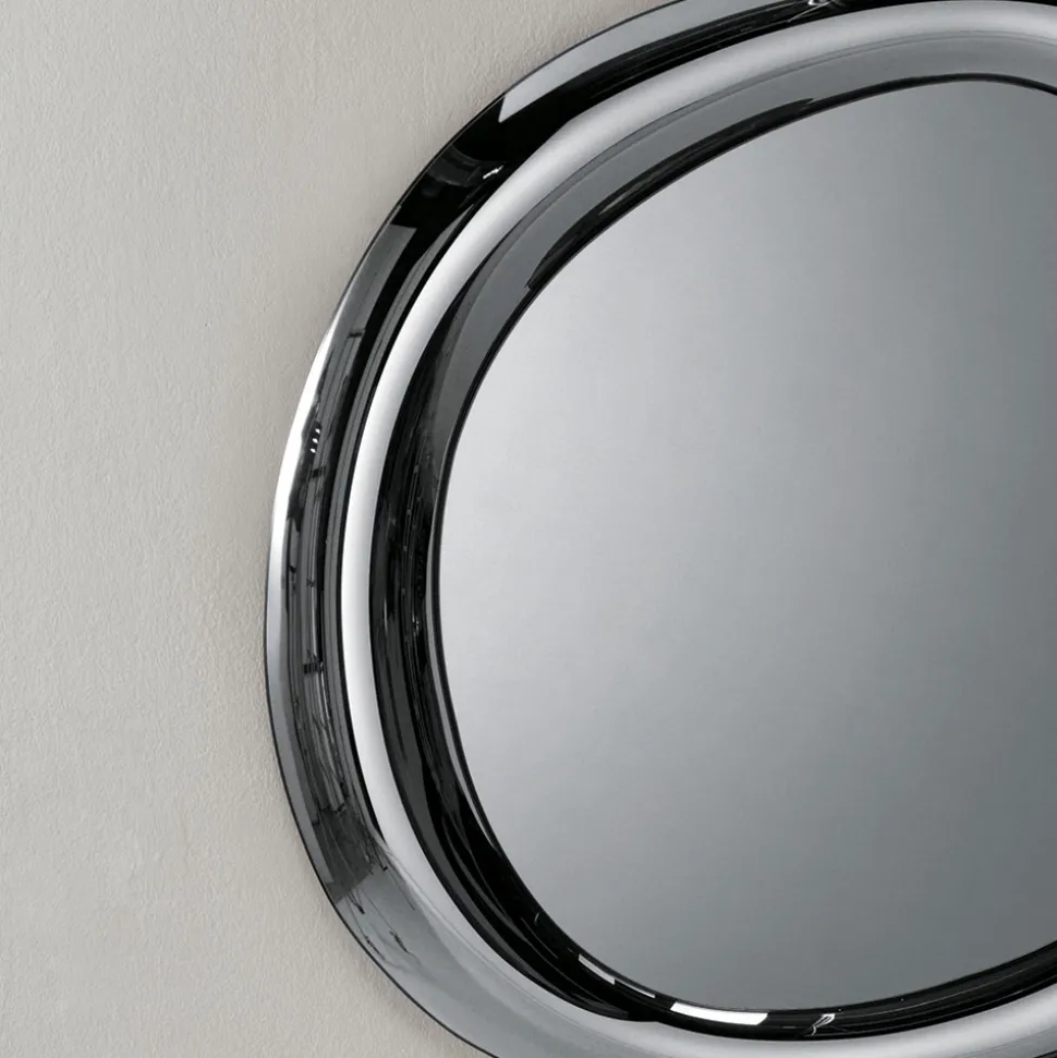 Specchio da Parete Sagomato con Cornice Curva Made in Italy - Babila