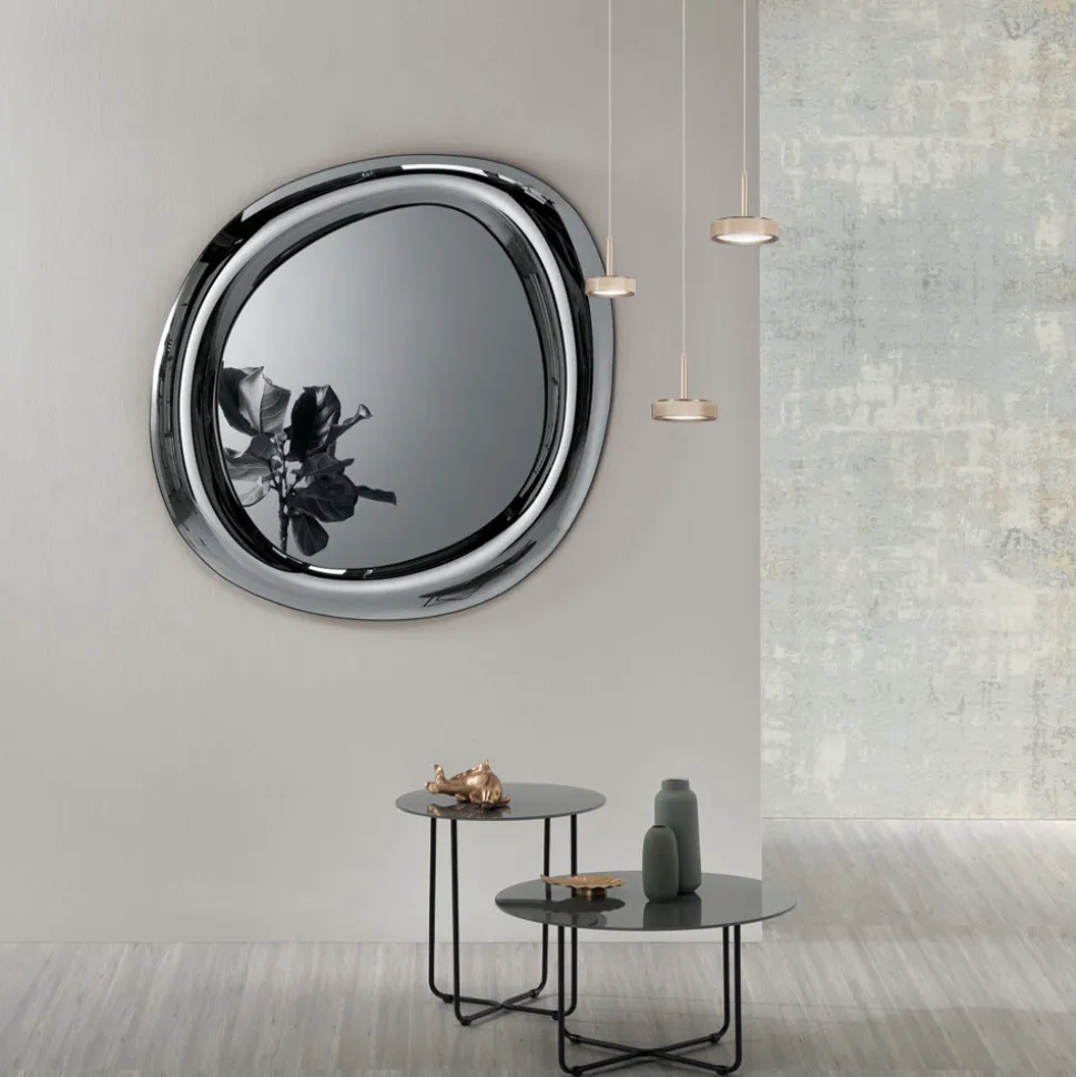 Specchio da Parete Sagomato con Cornice Curva Made in Italy - Babila