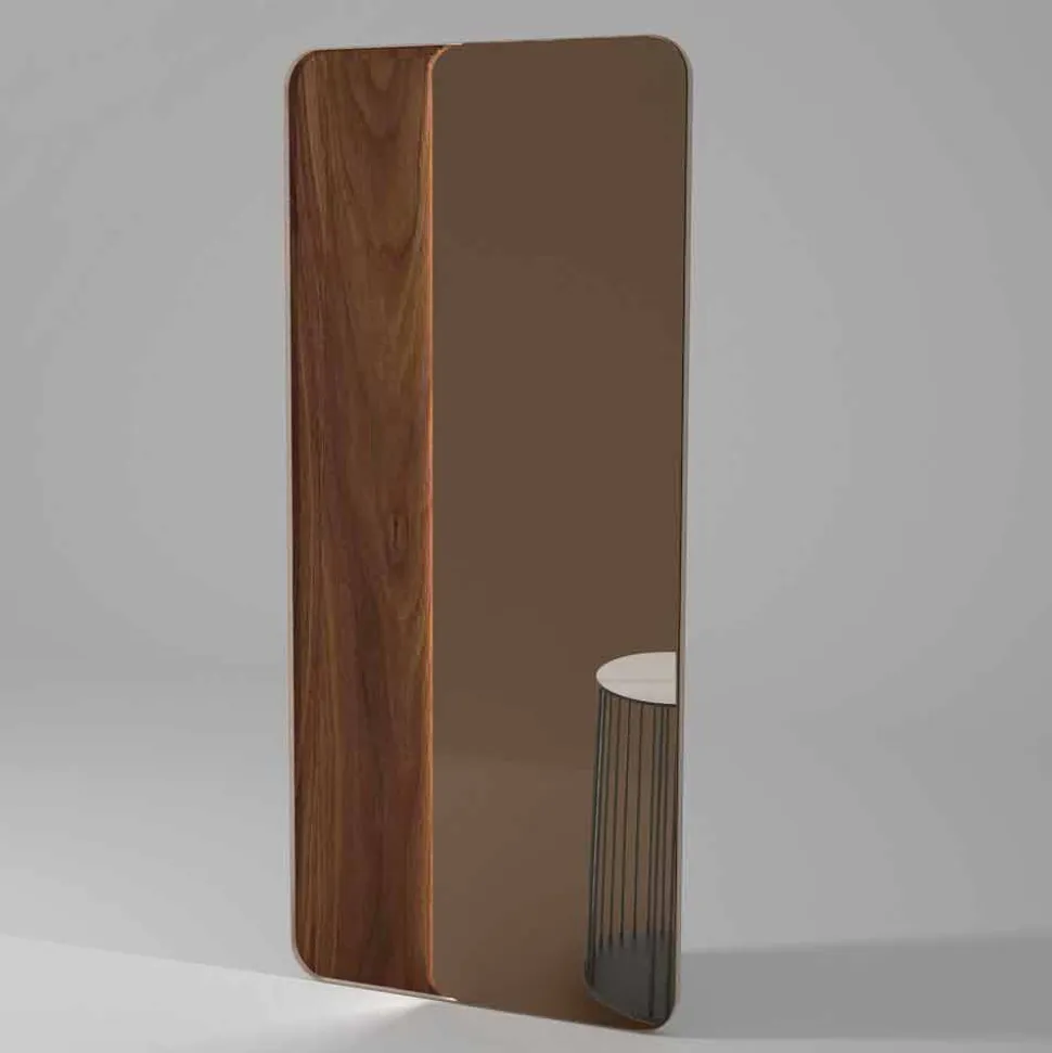 Specchio da Parete 80x160 Legno o Ceramica Made in Italy - Montecarlo