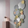 Specchio Decorativo a Parete con Cerchi Colorati Qualità Made in Italy - Babol
