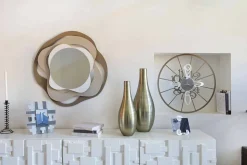Specchio di Design Moderno da Muro in Ferro Tricolore Made in Italy – Gertrude