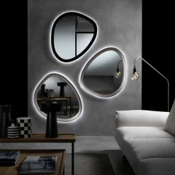 Specchio di Forma Irregolare con Retroilluminazione made in Italy - Ride