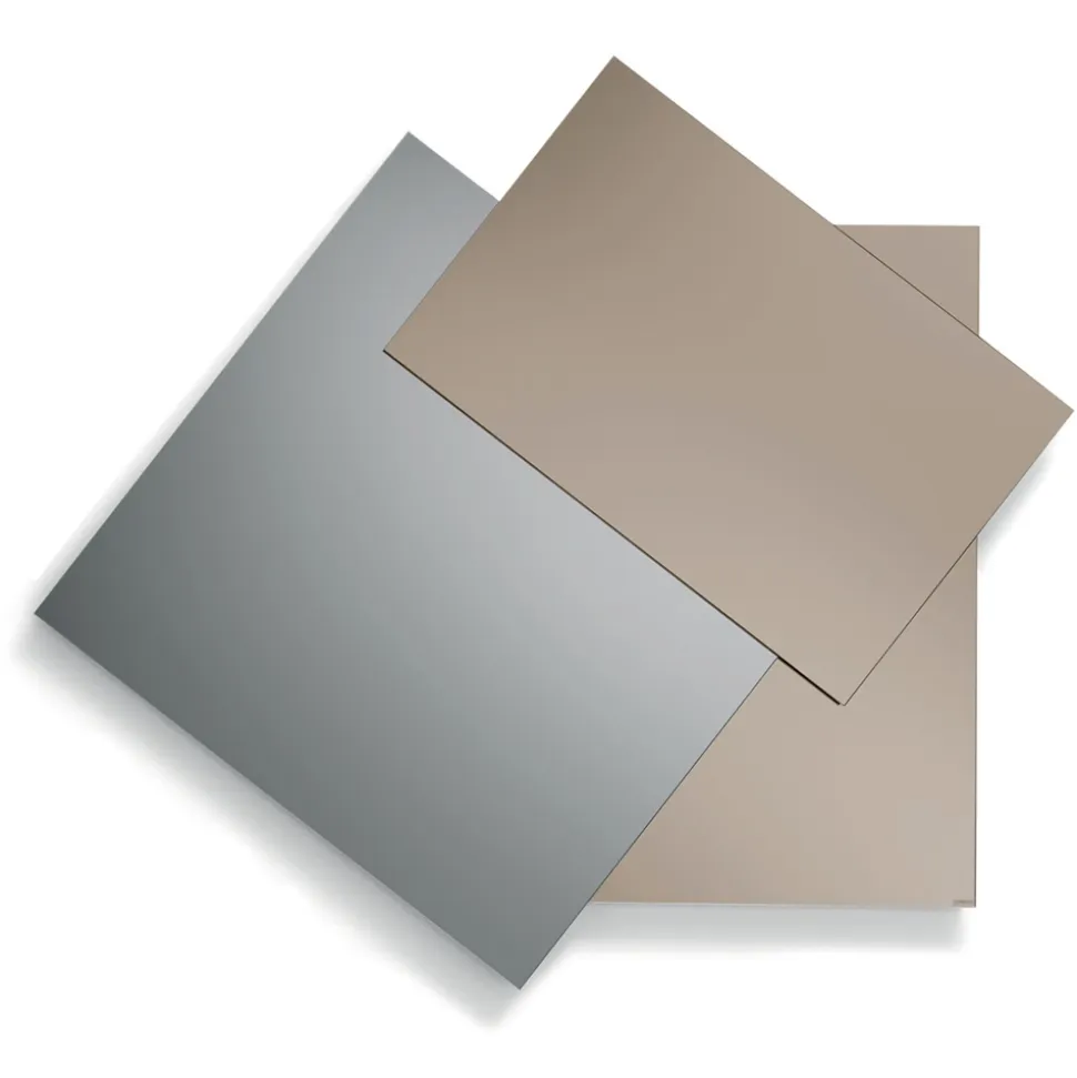Specchio Formato da 3 Lastre Sovrapposte, 2 Bronzo e 1 Fumè - Armida