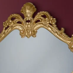 Specchio in Legno con Cornice Traforata Sagomata Made in Italy - Amazzone