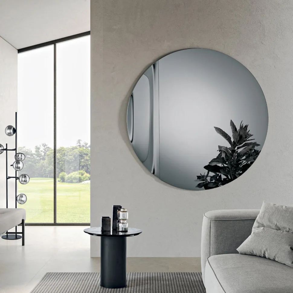 Specchio in Vetro Fuso con Onda Made in Italy - Candida