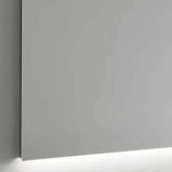 Specchio Retroilluminato a LED da Parete, Cornice Acciaio Made in Italy - Tundra