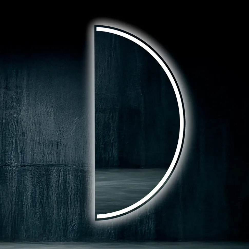 Specchio Retroilluminato con Stripe Led a Luce Continua - Excelsior