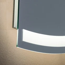 Specchio Retroilluminato con Stripe Led a Luce Continua - Excelsior