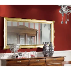 Specchio Rettangolare con Cornice Sagomata Classica Made in Italy - Lara