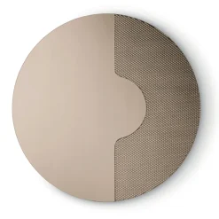 Specchio Rotondo da Parete con Inserto a Rete Made in Italy - Annabella