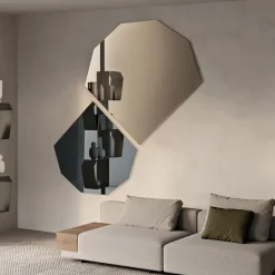 Specchio Sagomato Disponibile in 2 Colori e 2 Misure - Bonella
