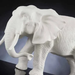 Statua a Forma di Elefante in Ceramica Lavorata a Mano Made in Italy - Fante