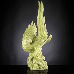 Statua a Forma di Pappagallo in Ceramica Lavorata a Mano in Italia - Pagallo
